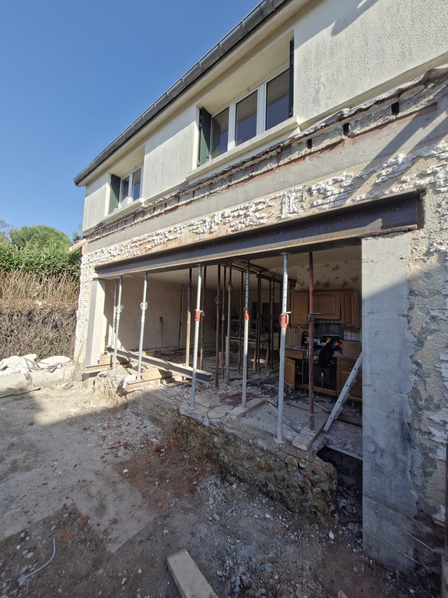 Création d'une extension pour une maison individuelle — vue 2